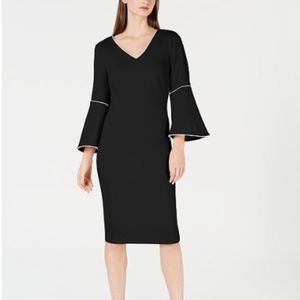 NWOT Calvin Klein Bell-Sleeve Dress